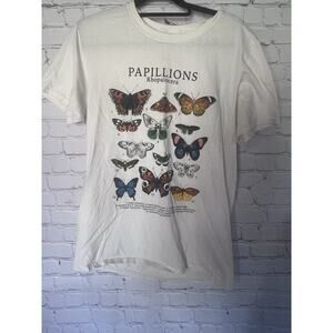 Butterfly Graphic Tee Shirt Size M